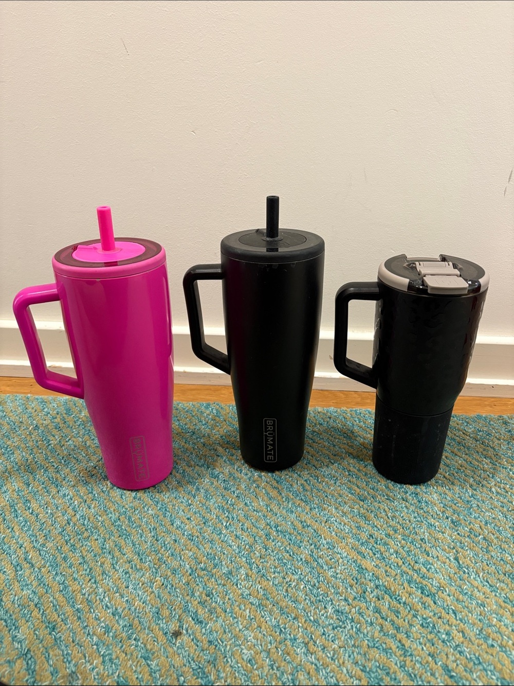 3 Brumate travel cups in good condition
